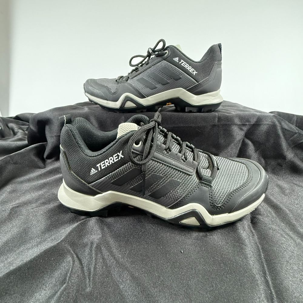 Adidas Terrex Women AX3 GTX Hiking Trail Shoes Size 5.5 Black Grey Continental